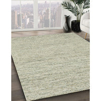 Contemporary Tan Brown Gold Modern Rug, con1746