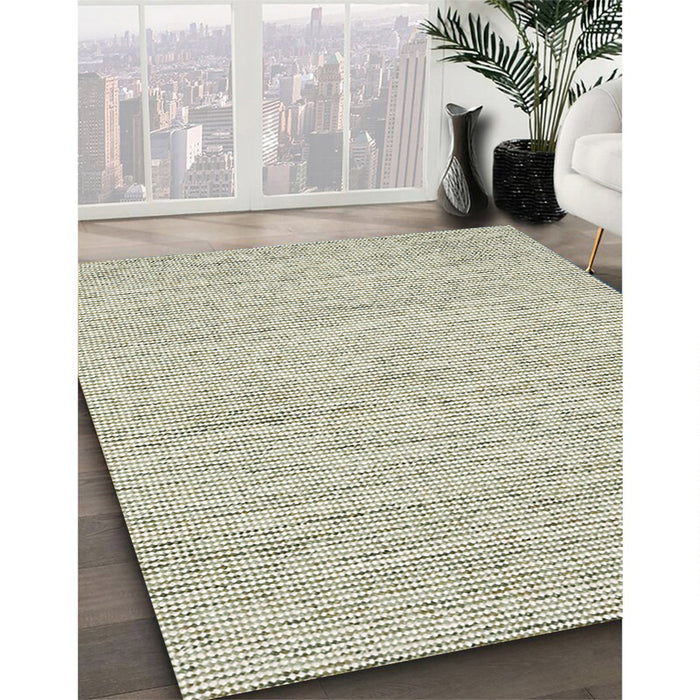 Machine Washable Contemporary Tan Brown Gold Rug in a Family Room, wshcon1746