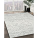 Machine Washable Contemporary Cloud Gray Rug in a Family Room, wshcon1749