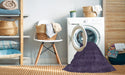 Machine Washable Contemporary Purple Haze Purple Rug in a Washing Machine, wshcon174