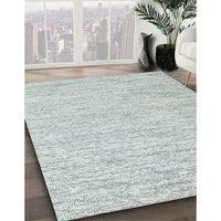 Contemporary Dark Gray Modern Rug, con1751