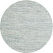 Square Machine Washable Contemporary Dark Gray Rug, wshcon1751