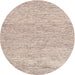 Sideview of Contemporary Orange Salmon Pink Modern Rug, con1755