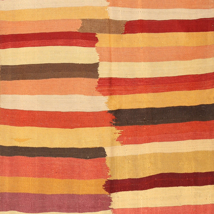 Contemporary Orange Oriental Rug, con1756