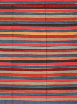 Contemporary Army Brown Southwestern Rug, con1757