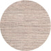 Sideview of Contemporary Orange Salmon Pink Modern Rug, con1759