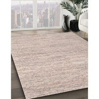 Contemporary Orange Salmon Pink Modern Rug, con1759