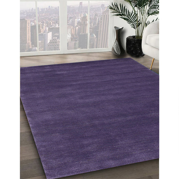 Machine Washable Contemporary Purple Haze Purple Rug in a Family Room, wshcon175