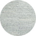 Square Machine Washable Contemporary Dark Gray Rug, wshcon1760