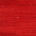 Sideview of Machine Washable Contemporary Red Rug, wshcon1764