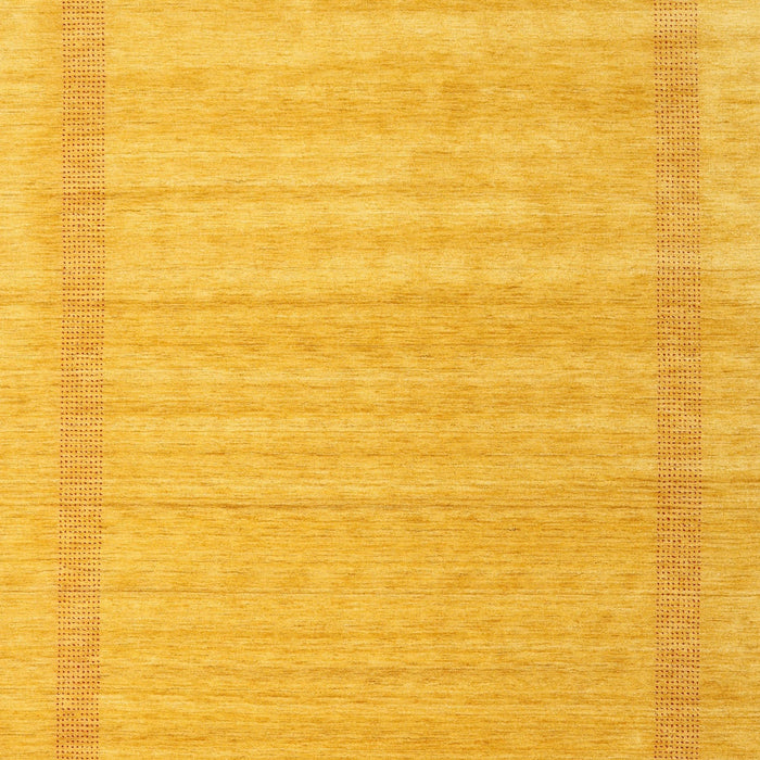 Machine Washable Contemporary Deep Yellow Rug, wshcon1766