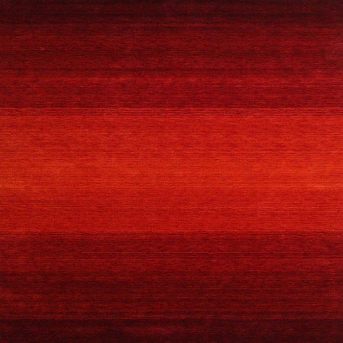 Square Contemporary Red Modern Rug, con1767