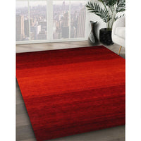 Contemporary Red Modern Rug, con1767