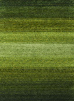 Machine Washable Contemporary Dark Forest Green Rug, wshcon1769