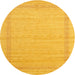 Sideview of Contemporary Deep Yellow Modern Rug, con1770