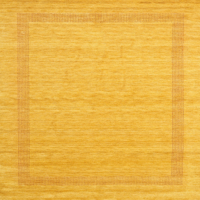 Square Contemporary Deep Yellow Modern Rug, con1770