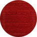 Sideview of Contemporary Red Modern Rug, con1771