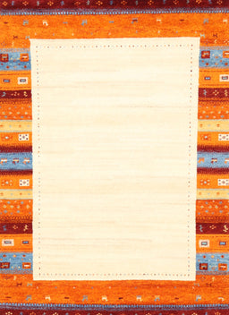 Machine Washable Contemporary Orange Rug, wshcon1772