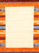 Machine Washable Contemporary Orange Rug, wshcon1772