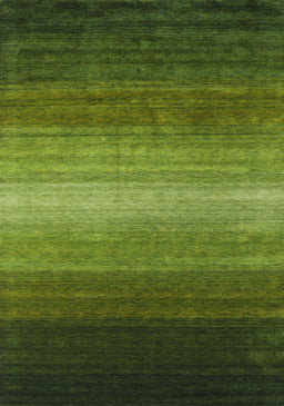 Contemporary Dark Forest Green Modern Rug, con1774