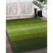 Machine Washable Contemporary Dark Forest Green Rug in a Family Room, wshcon1774