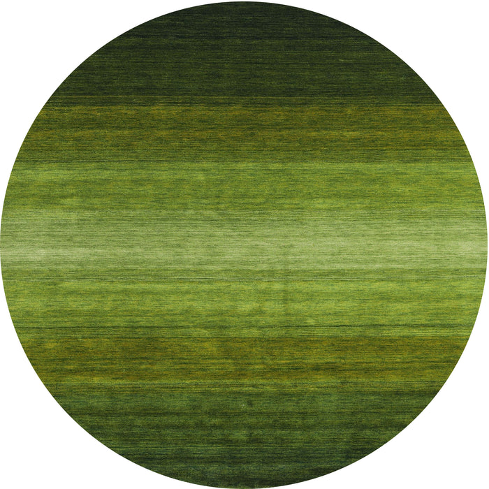 Square Machine Washable Contemporary Dark Forest Green Rug, wshcon1774