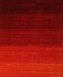 Machine Washable Contemporary Tomato Red Rug, wshcon1775