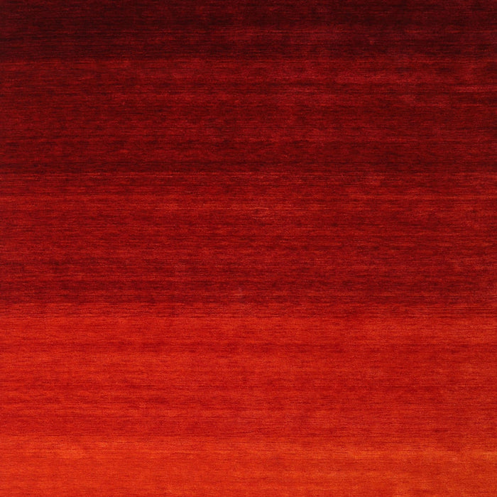 Machine Washable Contemporary Tomato Red Rug, wshcon1775