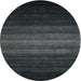 Square Machine Washable Contemporary Dark Slate Gray Green Rug, wshcon1776