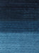 Contemporary Deep-Sea Blue Modern Rug, con1777