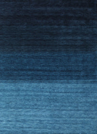 Machine Washable Contemporary Deep-Sea Blue Rug, wshcon1777