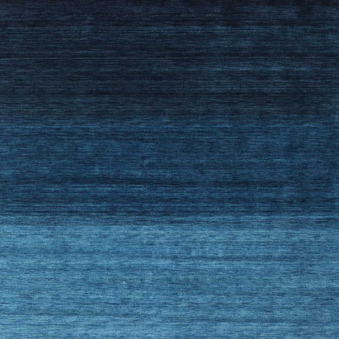 Machine Washable Contemporary Deep-Sea Blue Rug, wshcon1777