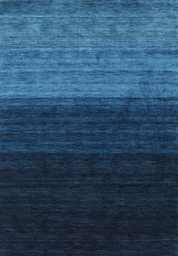Machine Washable Contemporary Deep-Sea Blue Rug, wshcon1778