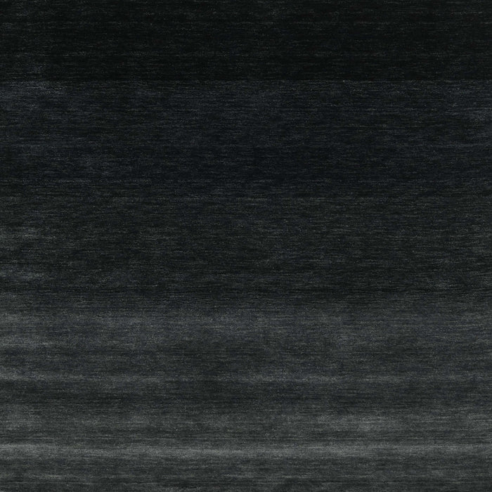 Square Contemporary Black Modern Rug, con1779