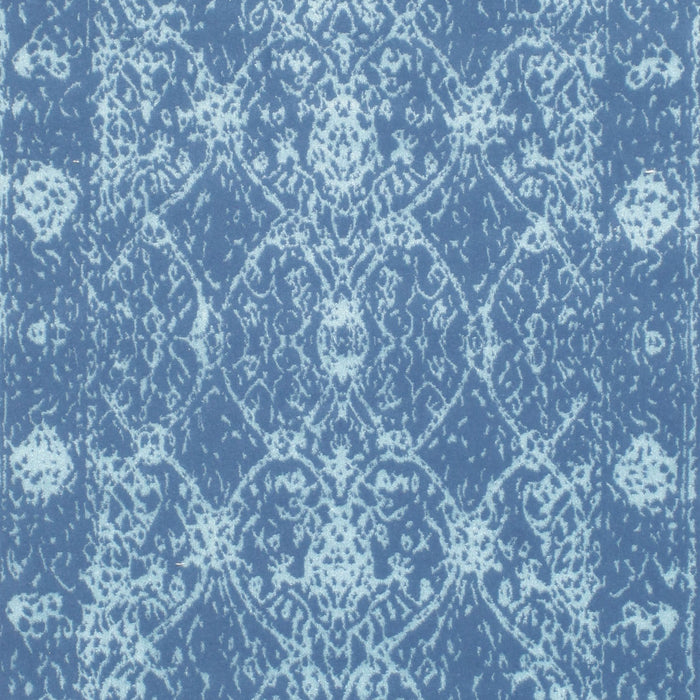 Machine Washable Contemporary Denim Blue Rug, wshcon177