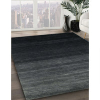 Contemporary Light Black Modern Rug, con1780