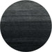 Square Machine Washable Contemporary Light Black Rug, wshcon1780