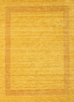 Contemporary Deep Yellow Modern Rug, con1782