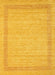 Contemporary Deep Yellow Modern Rug, con1782