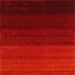 Square Contemporary Red Modern Rug, con1783