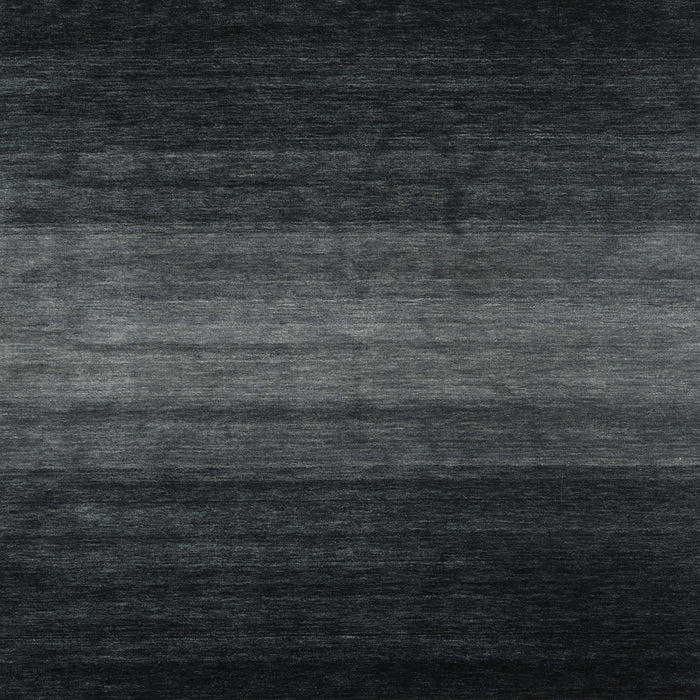 Sideview of Machine Washable Contemporary Charcoal Black Rug, wshcon1784
