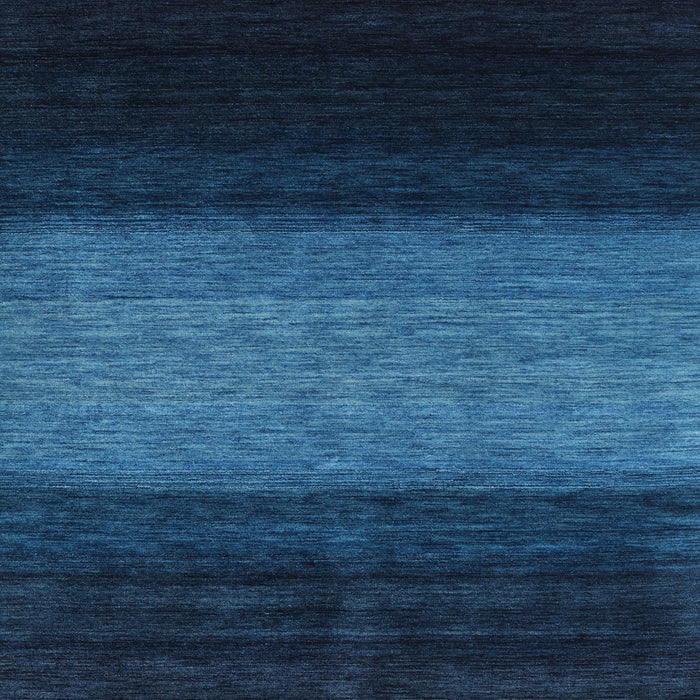 Sideview of Machine Washable Contemporary Deep-Sea Blue Rug, wshcon1786
