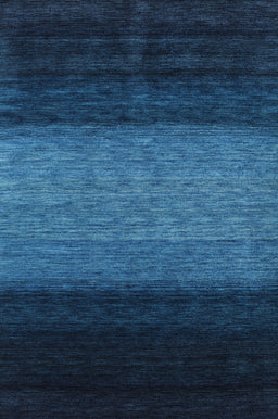 Contemporary Deep-Sea Blue Modern Rug, con1786