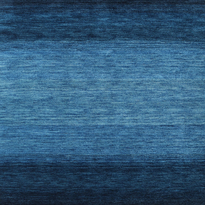 Machine Washable Contemporary Deep-Sea Blue Rug, wshcon1786