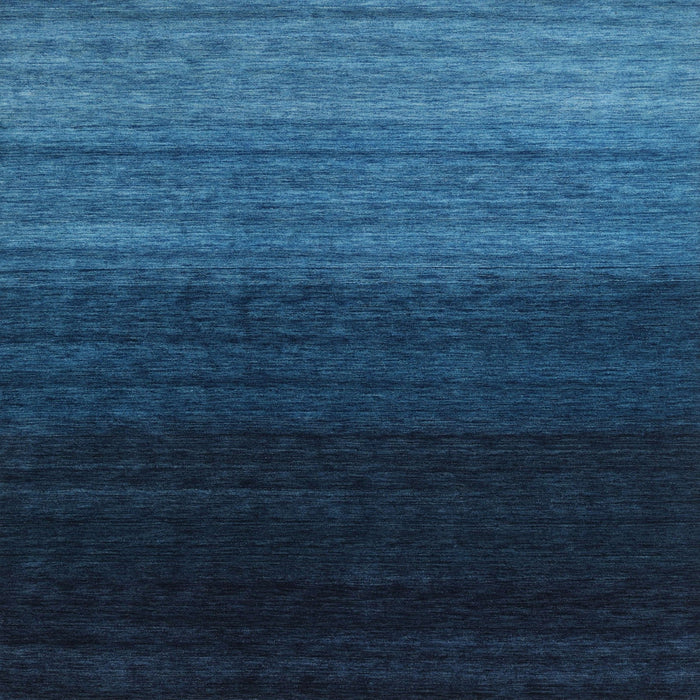 Sideview of Machine Washable Contemporary Deep-Sea Blue Rug, wshcon1787