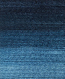 Contemporary Deep-Sea Blue Modern Rug, con1787