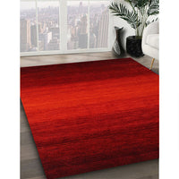 Contemporary Red Modern Rug, con1788