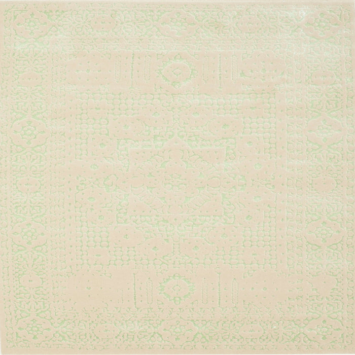 Sideview of Machine Washable Contemporary Khaki Gold Rug, wshcon178