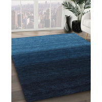 Contemporary Blue Modern Rug, con1790