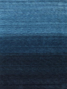 Machine Washable Contemporary Night Blue Rug, wshcon1790